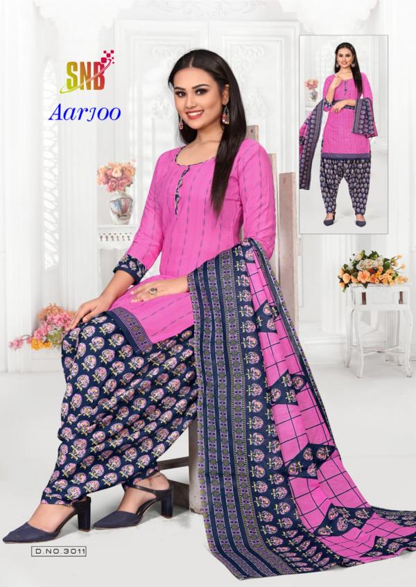 Snb Ajroo Vol-3 indo cotton Readymade With Inner Suit